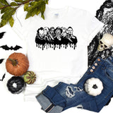 Halloween Horror Characters T-Shirt, Halloween Shirt, Halloween Movie Tee, Halloween Mugshots, Horror Fan Gift, Horror Helloween