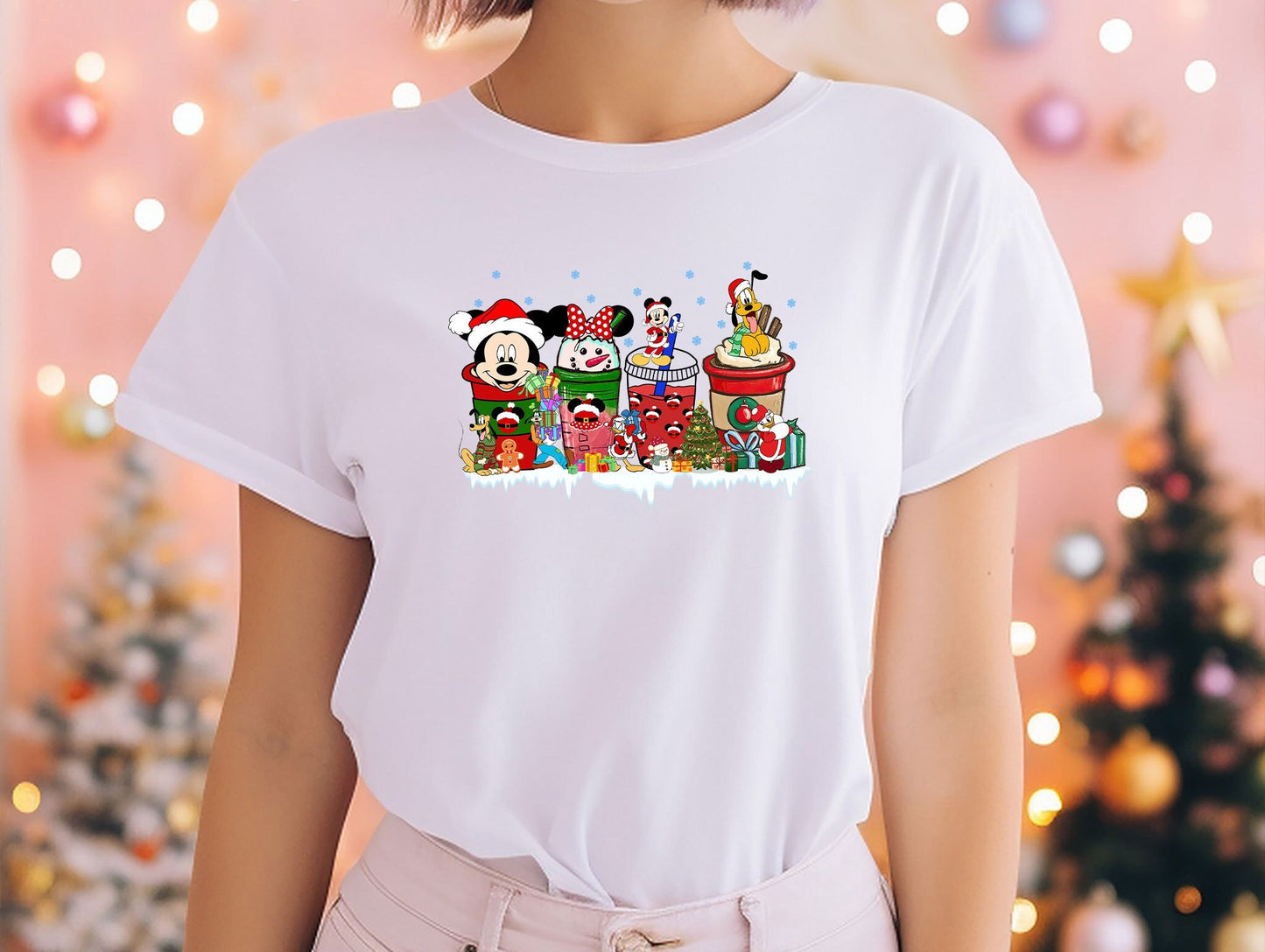 Vintage Mickey And Friend Christmas Shirt, Disney Ears Christmas Shirt, Disney Trip Shirt, Disney Family Christmas Shirt, Walt Disney World