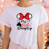 My First Disney Trip Minnie Shirt, Disney Trip 2023 Shirt, Disney World T-Shirt, Disneyland Tee, Disney 2023, Disney Trip Shirt, Disney Tee