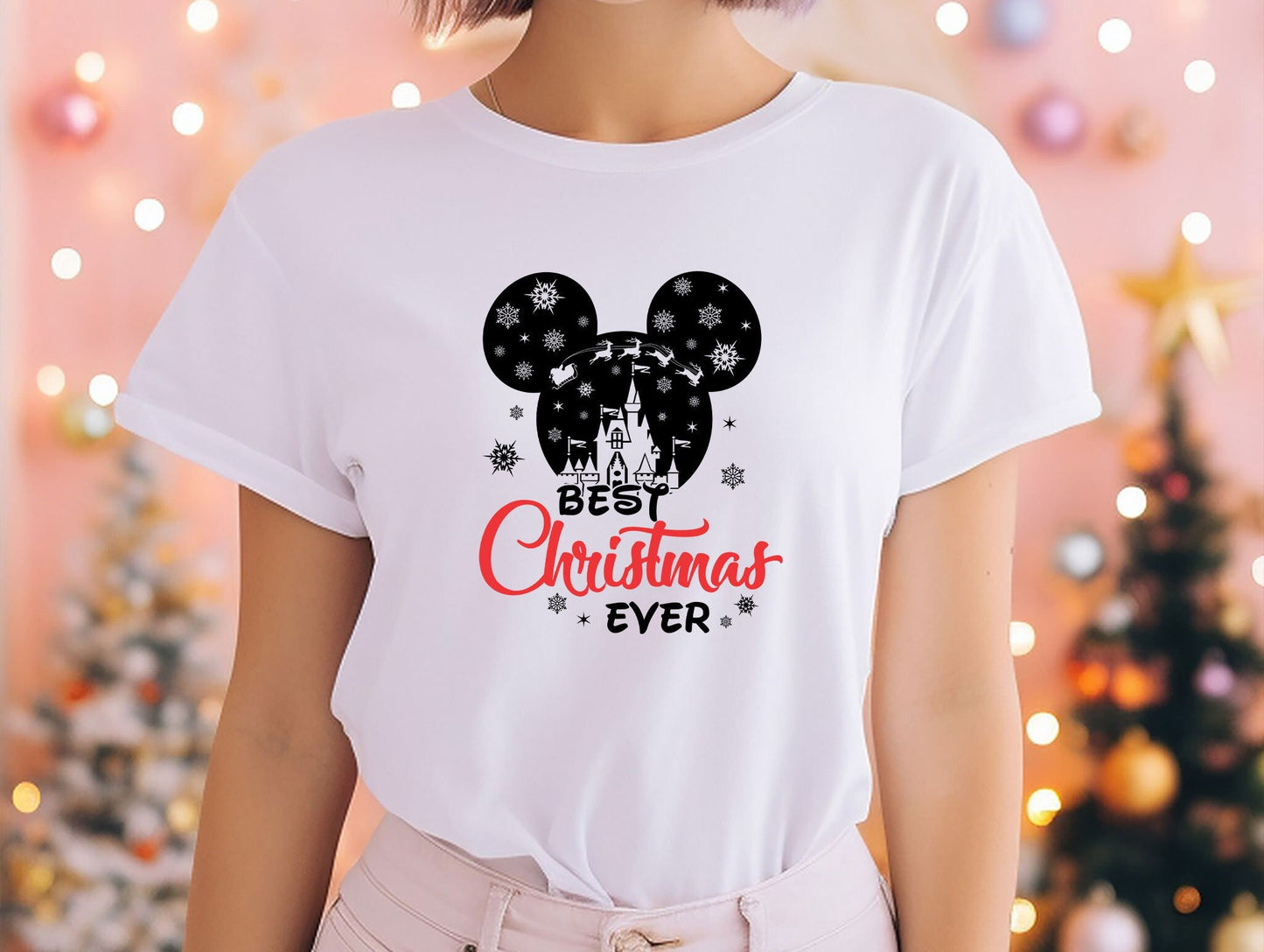 Best Christmas Ever shirt, Disney Christmas 2023 shirt, Christmas Disney Group T-Shirts, Disneyland Family shirts, Mickey Ear Christmas Tee