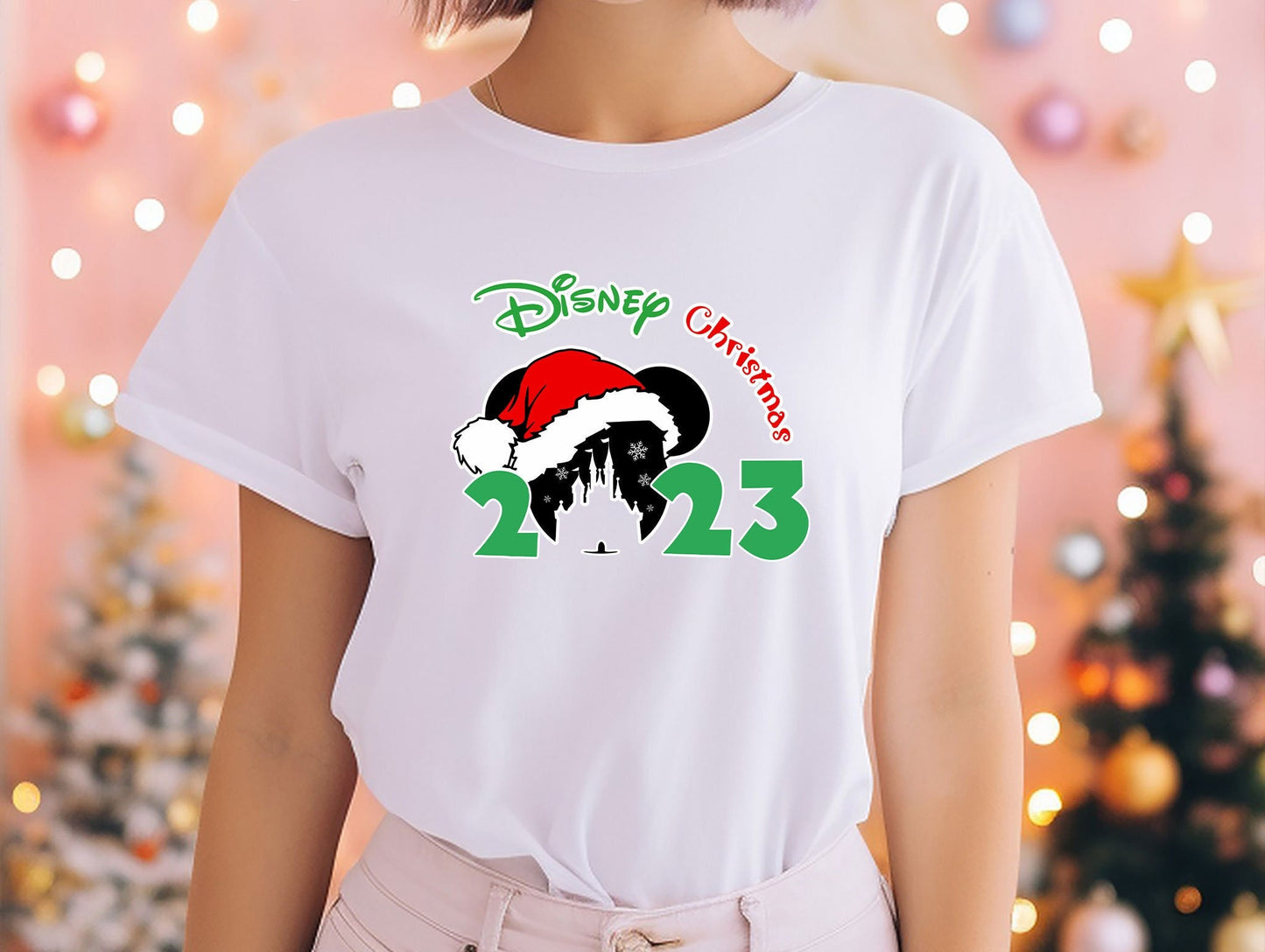 Disney Christmas 2023 Shirt, Disney Christmas Family T-shirt, Disneyland Xmas 2023 Tee, Disney Family Christmas Shirt, Disney Christmas Tee