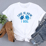 This is How I roll Shirt, They See me Rollin Hanukkah T-Shirt, Hannukah Shirt, Hanukkah Family Shirts, Jewish gift, Hanukkah Gifts