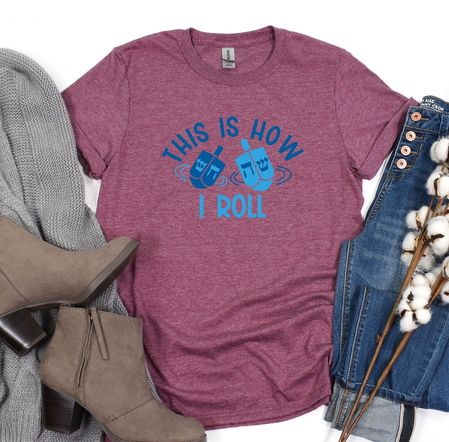 This is How I roll Shirt, They See me Rollin Hanukkah T-Shirt, Hannukah Shirt, Hanukkah Family Shirts, Jewish gift, Hanukkah Gifts