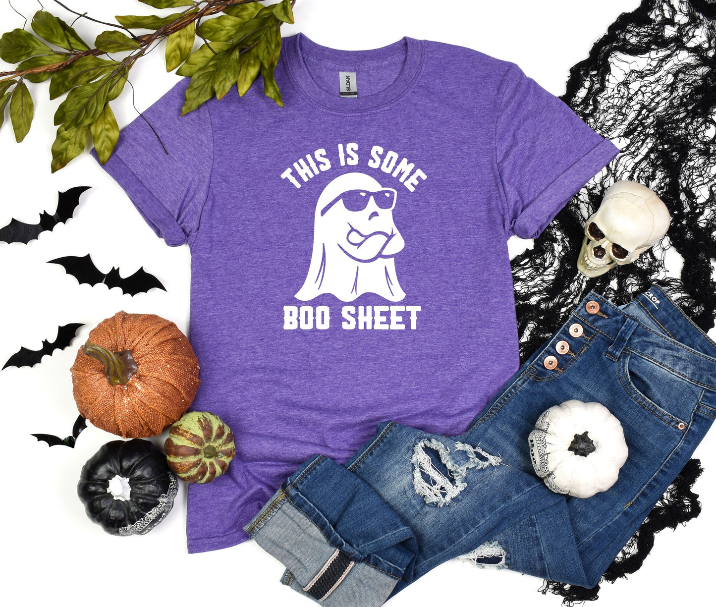 This Is Some Boo Sheet T-shirt, Funny Halloween Ghost Shirt, Boo Sheet Tee, Boo Crew Shirt, Spooky Vibes Gift