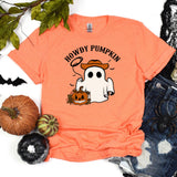 Howdy Pumpkin Country Shirt, Cowboy Ghost Tshirt, Western Halloween Shirt, Cute Spooky Shirt, Cowgirl Halloween, Halloween pumpkin Tee