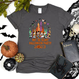 Disney World not so scary 2023 Tee, Minnie Halloween party shirt, Mickey friends Halloween Tee, Disney Castle T-Shirt, Disney Halloween Tee