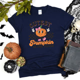 Cutest Pumpkin in the patch Halloween Tee, Teacher Gift Shirt, Gift For Her, Vintage Pumpkins spices season T-shirt, Cute Fall Race Shirt