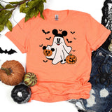 Disney Mickey Ghost Halloween Shirt, Retro Mickey Spooky Season Shirt, Halloween Pumpkin Shirt, Mickey Boo Tee, Mickey Pumpkin T-Shirt