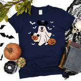 Disney Mickey Ghost Halloween Shirt, Retro Mickey Spooky Season Shirt, Halloween Pumpkin Shirt, Mickey Boo Tee, Mickey Pumpkin T-Shirt