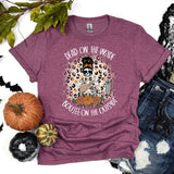 Women skeleton Halloween Tee, Dead Inside But Boojee Outside Shirt, Fall Bou jee Tumbler Skull shirt, Funny Halloween T-shirt, Custom Gift