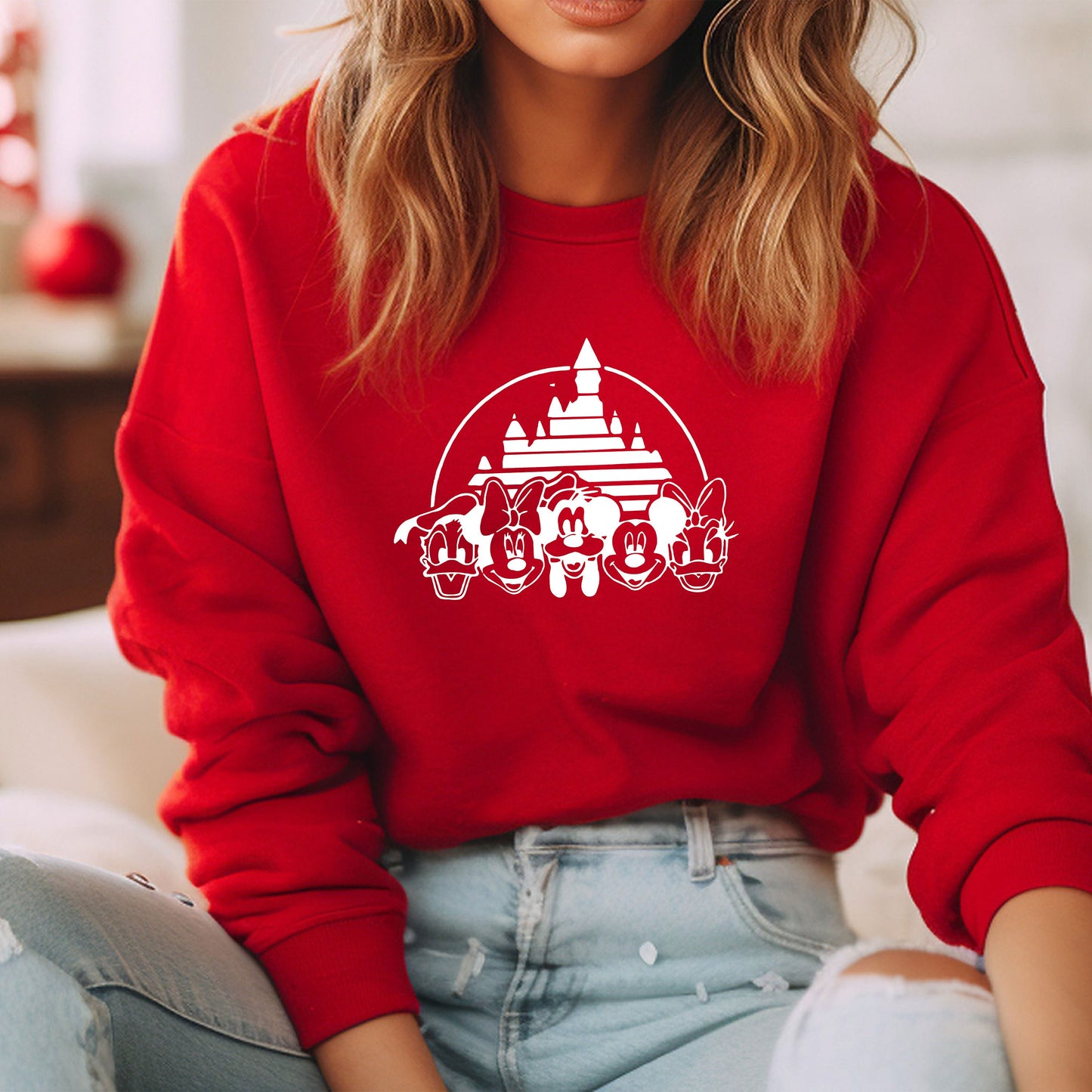 Disneyland Tour  Sweatshirt, Disneyland Castle Sweatshirt, Mickey and Friends Hoodie, Disneyland Castle Gift, Disney Mickey and Friends