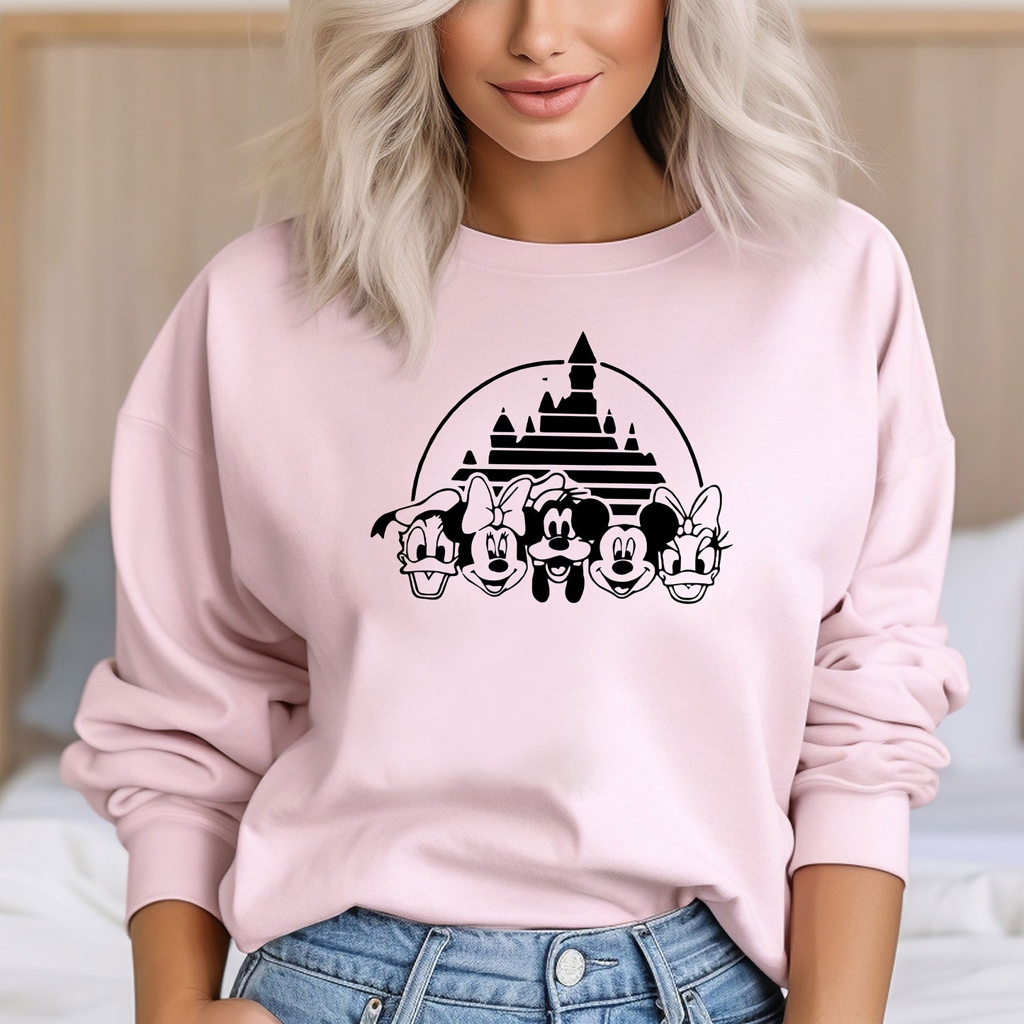 Disneyland Tour  Sweatshirt, Disneyland Castle Sweatshirt, Mickey and Friends Hoodie, Disneyland Castle Gift, Disney Mickey and Friends