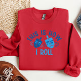 This is How I roll Sweatshirt, They See me Rollin Hanukkah Hoodie, Hannukah Sweatshirt, Hanukkah Family Sweatshirts, Jewish gift, Hanukkah