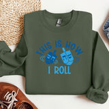 This is How I roll Sweatshirt, They See me Rollin Hanukkah Hoodie, Hannukah Sweatshirt, Hanukkah Family Sweatshirts, Jewish gift, Hanukkah