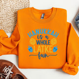 Happy Hanukkah Sweatshirt, Jewish Sweatshirt, Holiday Hanukkah Hoodie, Hanukkah Sweatshirt, Jewish Saying Hoodie, Holiday Sweatshirt