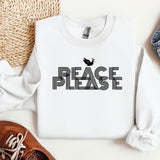 Peace Please Sweatshirt, Stop War Sweatshirt, No War Hoodie, Palestine Israel War Hoodie, Al-Aqsa Mosque Sweatshirt, Operation Iron Swords
