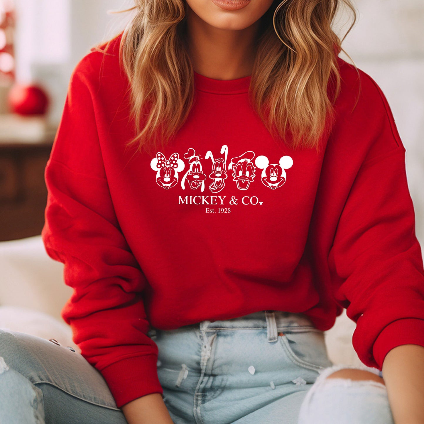 Mickey & Co sweatshirt, Unisex Sweatshirt, Disney hoodie, Disney Friends Shirt, Mickey And Friends Shirt, Disney Group Shirt