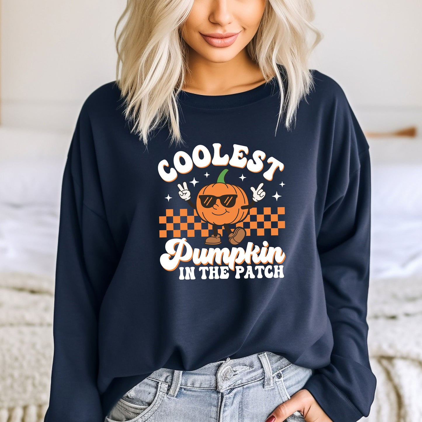 Coolest Pumpkin in the patch Sweatshirt, Coolest Pumpkin Race Shirt, Thanksgiving Shirt, Vintage Halloween Hoodie, Pumpkin Farm Sweatshirt