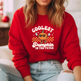 Coolest Pumpkin in the patch Sweatshirt, Coolest Pumpkin Race Shirt, Thanksgiving Shirt, Vintage Halloween Hoodie, Pumpkin Farm Sweatshirt