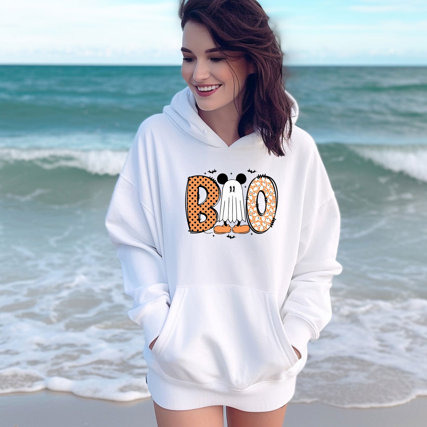 Disney Mickey Halloween Boo Sweatshirt, The Most Magical Place Sweat, Fall Best Day Hoodie, Disney Gift Sweatshirt, Mickey Ghost Hoodie