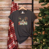 Disney Characters Christmas Custom Shirt, Mickey Ear Shirt, Magic Castle T-Shirt, Disneyland Tee, Tour Matching Gift Shirt