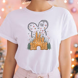 Disney Gingerbread Castle Shirt, Disney Christmas T-Shirt, Christmas Castle Shirt, Disney Christmas Family Shirt, Minnie Christmas Tee Gift