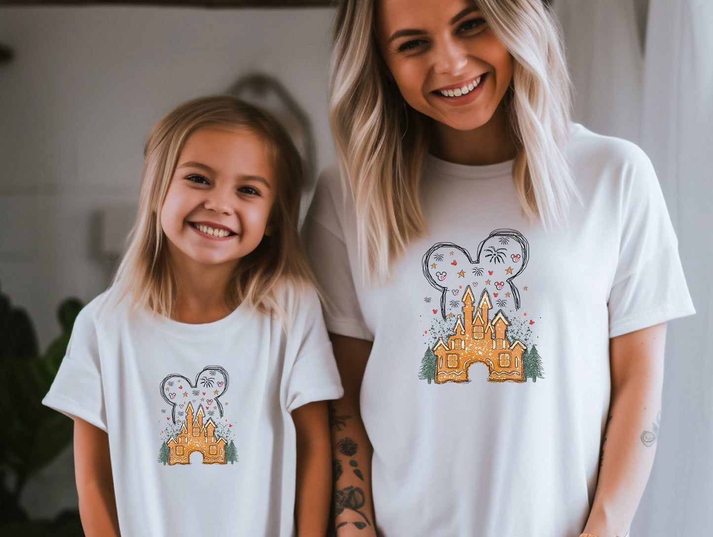 Disney Gingerbread Castle Shirt, Disney Christmas T-Shirt, Christmas Castle Shirt, Disney Christmas Family Shirt, Minnie Christmas Tee Gift