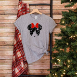 Disney Castle Silhouette Minnie T-Shirt, Disney Castle Shirt, Disney Vacation Shirt, Disney Trip Shirt, Family Vacation Gift Tee