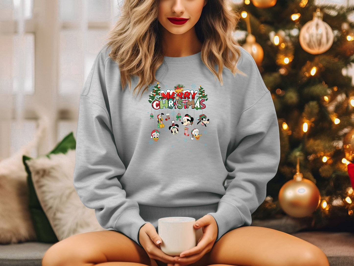 Mickey And Friend Christmas Sweat shirt, Disney Ears Christmas Hoodie, Disney Christmas Hoodie, Disney Trip Sweatshirt, Christmas Sweatshirt