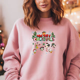 Mickey And Friend Christmas Sweat shirt, Disney Ears Christmas Hoodie, Disney Christmas Hoodie, Disney Trip Sweatshirt, Christmas Sweatshirt