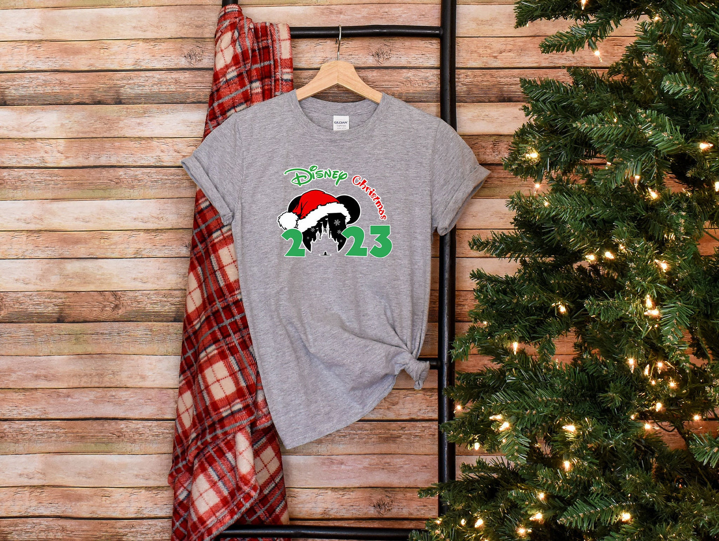 Disney Christmas 2023 Shirt, Disney Christmas Family T-shirt, Disneyland Xmas 2023 Tee, Disney Family Christmas Shirt, Disney Christmas Tee