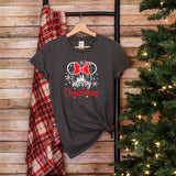 Disney Merry Christmas T-Shirt, Minnie Christmas Shirt, Disney Christmas Shirt, Disney Matching Family Tee, Christmas Disney Couple Shirt