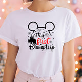 My First Disney Trip Mickey Shirt, Disney Trip 2023 Shirt, Disney World T-Shirt, Disneyland Tee, Disney 2023, Disney Trip Shirt, Disney Tee