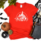 Disney Castle Silhouette T-Shirt, Disney Halloween Shirt, Disney Shirt, Halloween Castle Shirt, Mickey Minnie and Friends, Matching Shirt