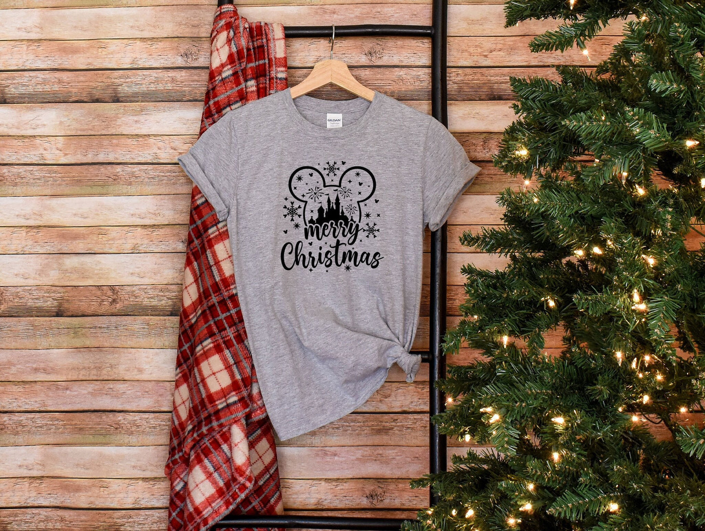 Disney Merry Christmas T-Shirt, Mickey Christmas Shirt, Disney Christmas Shirt, Disney Matching Family Tee, Christmas Disney Couple Shirt