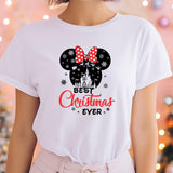 Best Christmas Ever shirt, Disney Christmas 2023 shirt, Christmas Disney Group T-Shirts, Disneyland Family shirts, Minnie Ear Christmas Tee