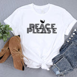 Peace Please Shirt, Stop War Shirt, No War T-Shirt, Palestine Israel Ukraine War Al-Aqsa Mosque Tee, Tel Aviv, Operation Iron Swords Shirt