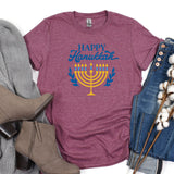 Happy Hanukkah Shirts, Magen David Shirt, Star Of David Tshirt, Menorah Shirt, Jewis Gnomes Shirt, Happy Hanukkah Tee, Woman Hanukkah Tee