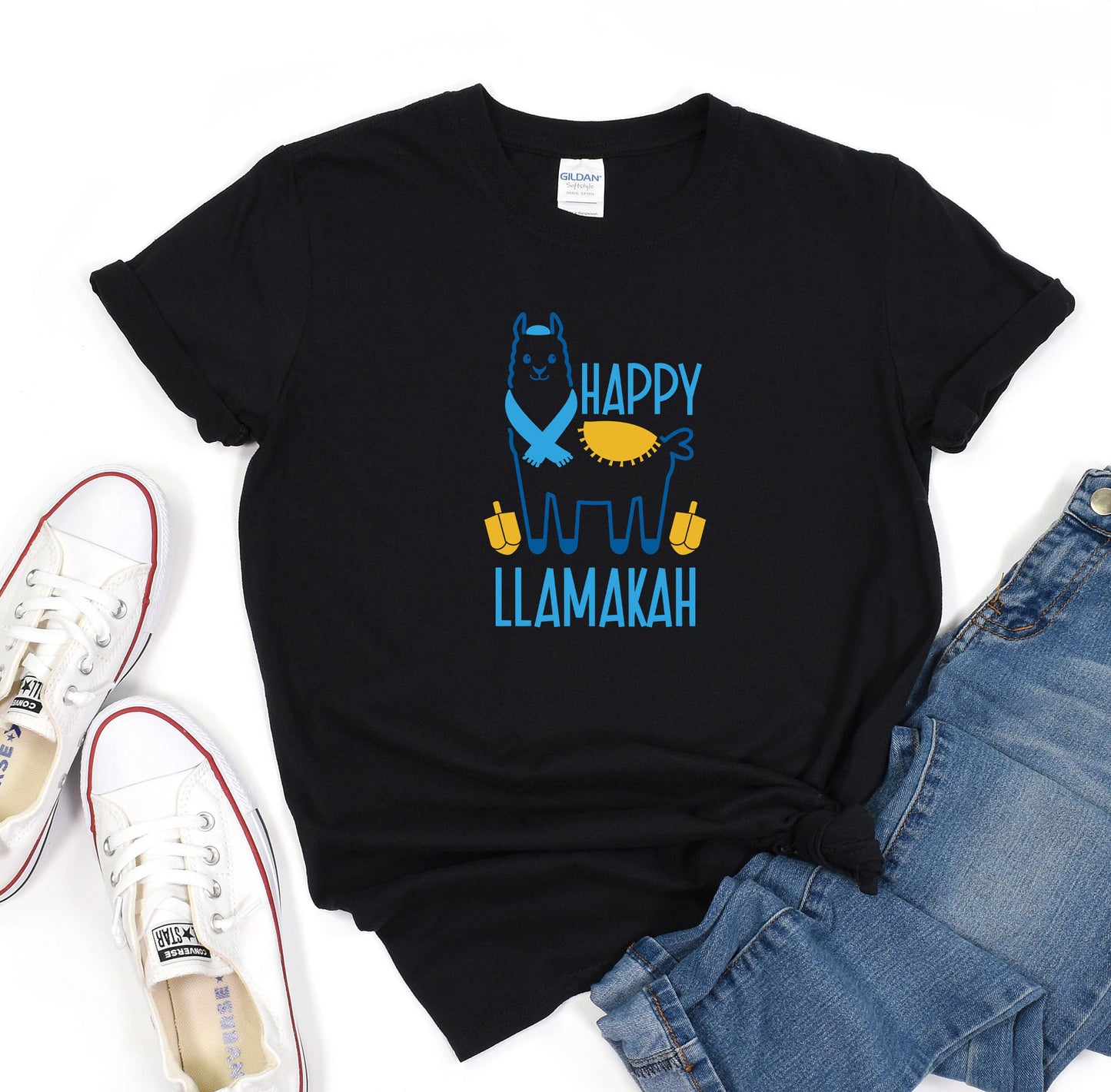 Hannukah Shirt, Funny Channukah Shirt, Happy Llamakah, Holiday Party Shirt, Silly Hannukah , shirt for men, Jewish shirt for women