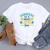 Hanukkah is a whole LATKE fun Shirt, Holiday Happy Hanukkah T-Shirt, Jewish Saying Tee, Holiday Shirt, Religious Shirt for Jewish