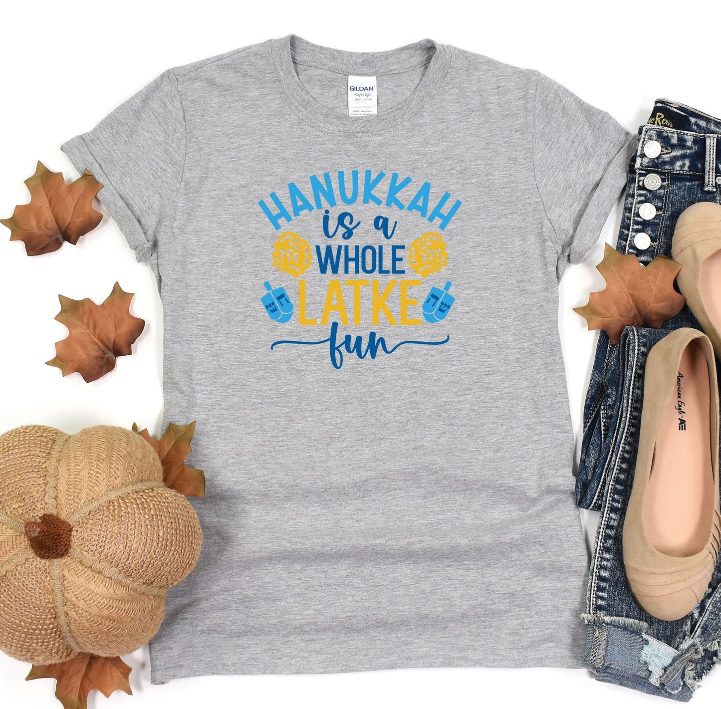 Hanukkah is a whole LATKE fun Shirt, Holiday Happy Hanukkah T-Shirt, Jewish Saying Tee, Holiday Shirt, Religious Shirt for Jewish