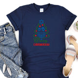 Happy Chrismukkah Shirt, Funny Hannukkah Shirts, Christmas Ugly T-Shirt, Hanukkah Menorah Shirt, Chanukah Jewish Holiday Celebration Tee
