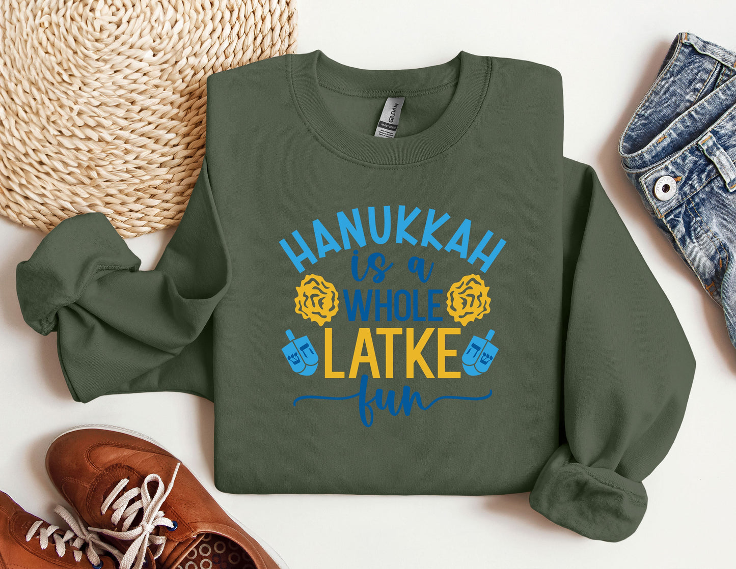 Happy Hanukkah Sweatshirt, Jewish Sweatshirt, Holiday Hanukkah Hoodie, Hanukkah Sweatshirt, Jewish Saying Hoodie, Holiday Sweatshirt