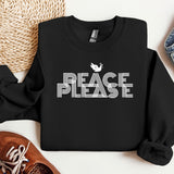 Peace Please Sweatshirt, Stop War Sweatshirt, No War Hoodie, Palestine Israel War Hoodie, Al-Aqsa Mosque Sweatshirt, Operation Iron Swords