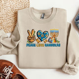 Happy Hanukkah Sweatshirt, Magen David Sweatshirt, Star Of David Hoodie, Menorah Sweatshirt, Jewis Gnomes Sweatshirt, Happy Hanukkah Hoodie