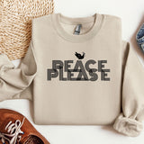 Peace Please Sweatshirt, Stop War Sweatshirt, No War Hoodie, Palestine Israel War Hoodie, Al-Aqsa Mosque Sweatshirt, Operation Iron Swords