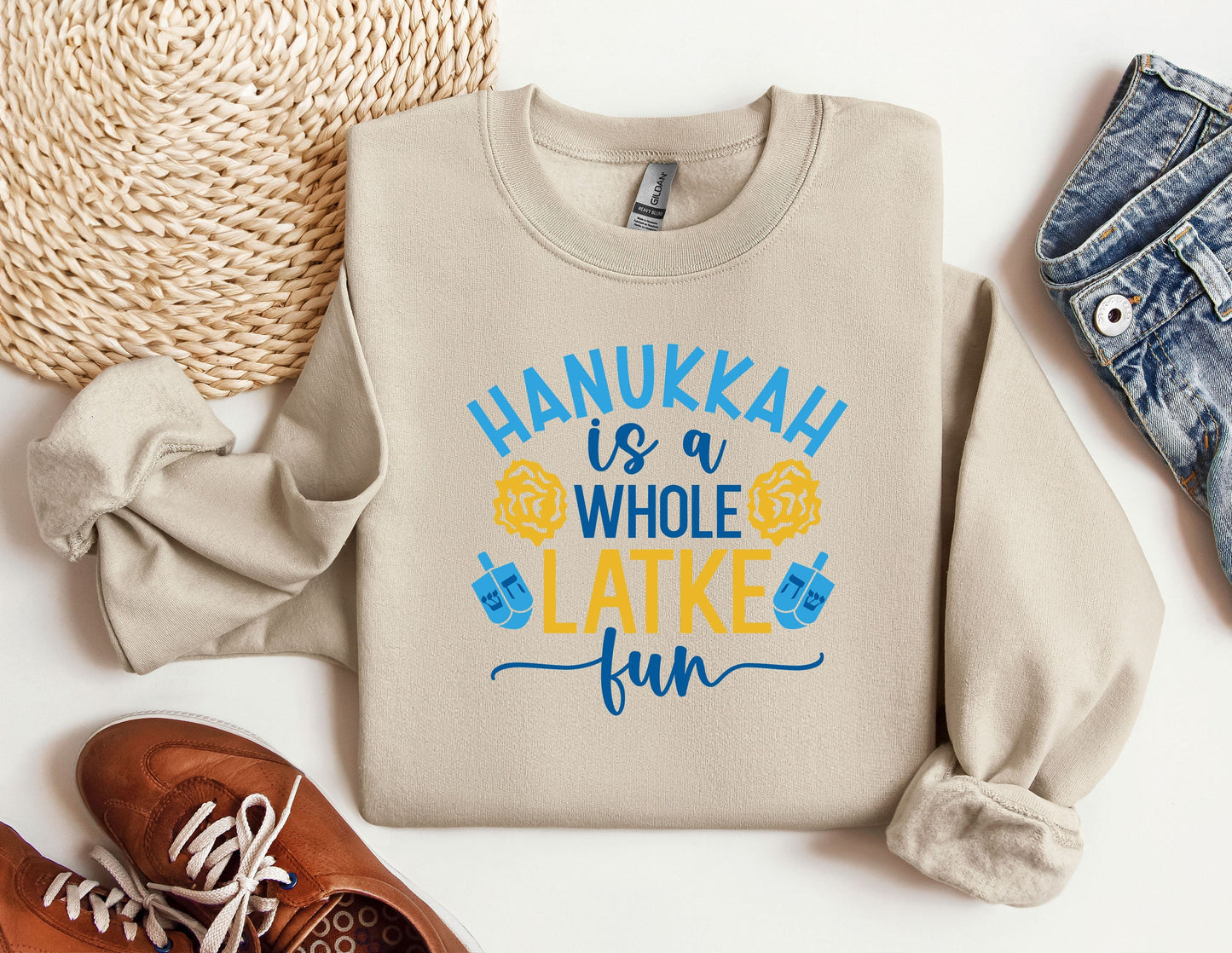 Happy Hanukkah Sweatshirt, Jewish Sweatshirt, Holiday Hanukkah Hoodie, Hanukkah Sweatshirt, Jewish Saying Hoodie, Holiday Sweatshirt