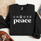 Choose Peace Sweatshirt, Charity Hoodie, Palestine Hoodie, Activist Sweatshirt, Equality Hoodie, Human Right Sweater, Protest Sweatshirt