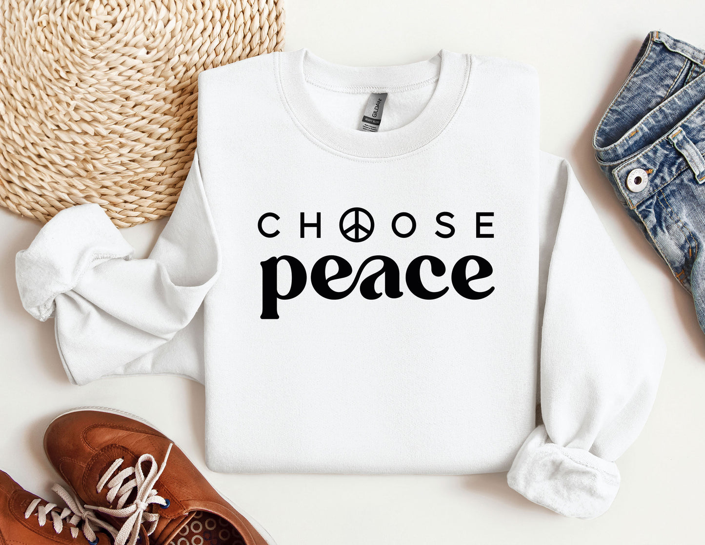 Choose Peace Sweatshirt, Charity Hoodie, Palestine Hoodie, Activist Sweatshirt, Equality Hoodie, Human Right Sweater, Protest Sweatshirt