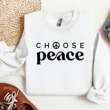 Choose Peace Sweatshirt, Charity Hoodie, Palestine Hoodie, Activist Sweatshirt, Equality Hoodie, Human Right Sweater, Protest Sweatshirt